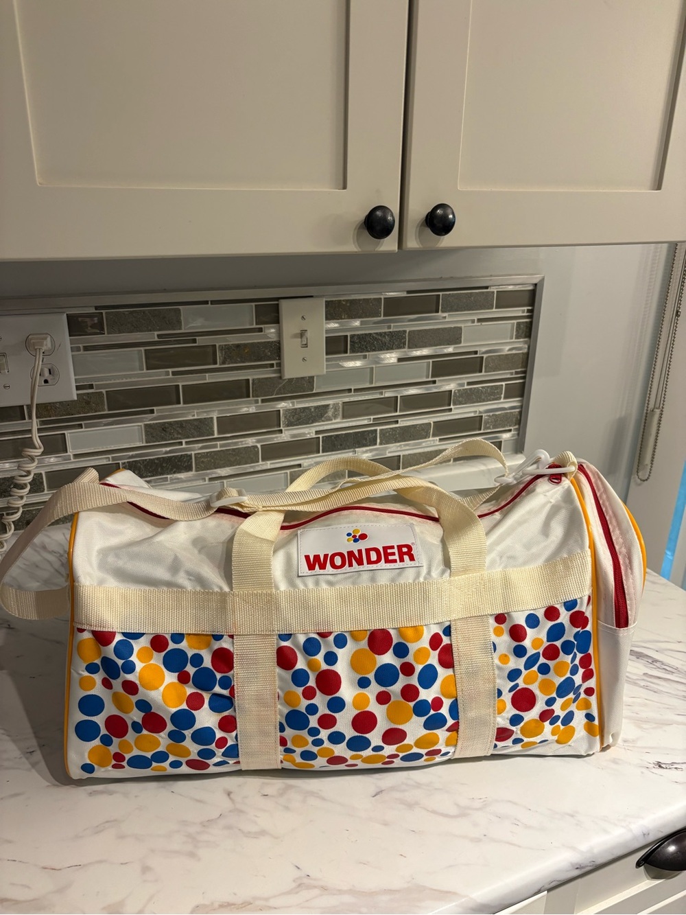 Vintage Wonder Bread Duffel Bag Gym travel bag